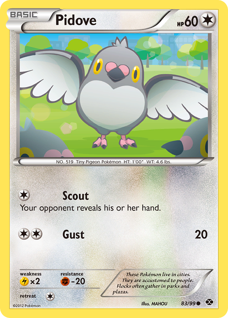 Pidove (83/99) [Black & White: Next Destinies] | Card Merchant Takapuna