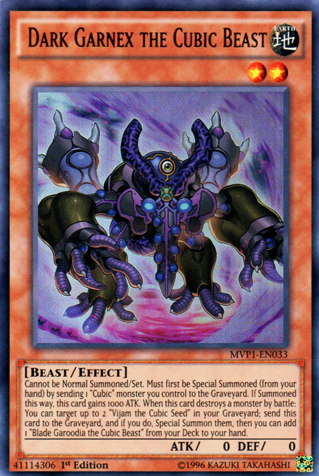 Dark Garnex the Cubic Beast [MVP1-EN033] Ultra Rare | Card Merchant Takapuna