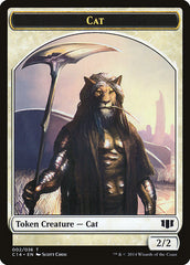 Angel // Cat Double-Sided Token [Commander 2014 Tokens] | Card Merchant Takapuna