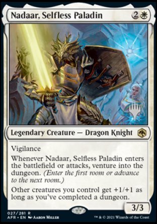 Nadaar, Selfless Paladin (Promo Pack) [Dungeons & Dragons: Adventures in the Forgotten Realms Promos] | Card Merchant Takapuna