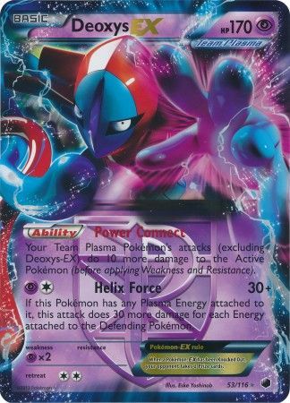 Deoxys EX (53/116) (Jumbo Card) [Black & White: Plasma Freeze] | Card Merchant Takapuna