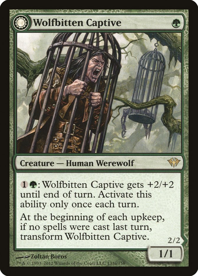 Wolfbitten Captive // Krallenhorde Killer [Dark Ascension] | Card Merchant Takapuna