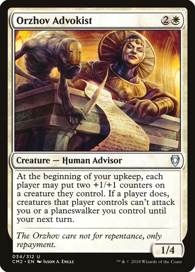 Orzhov Advokist [Commander Anthology Volume II] | Card Merchant Takapuna