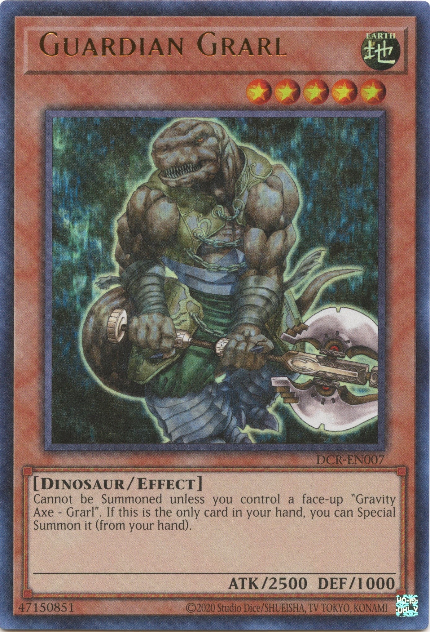 Guardian Grarl (25th Anniversary) [DCR-EN007] Ultra Rare | Card Merchant Takapuna