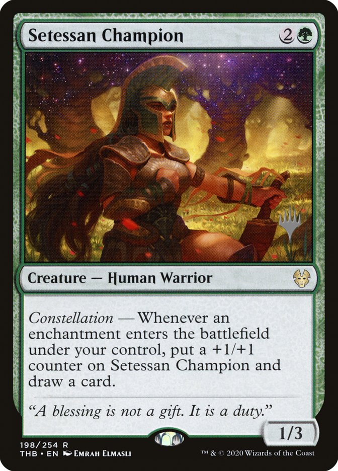 Setessan Champion (Promo Pack) [Theros Beyond Death Promos] | Card Merchant Takapuna