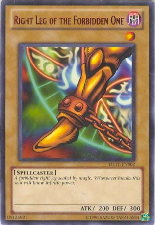 Right Leg of the Forbidden One (Purple) [DL11-EN002] Rare | Card Merchant Takapuna