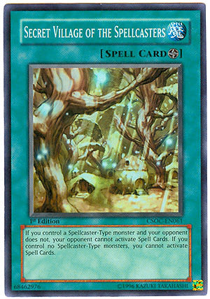 Secret Village of the Spellcasters [CSOC-EN061] Super Rare | Card Merchant Takapuna