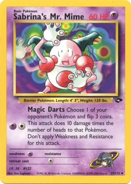 Sabrina's Mr. Mime (59/132) [Gym Challenge Unlimited] | Card Merchant Takapuna