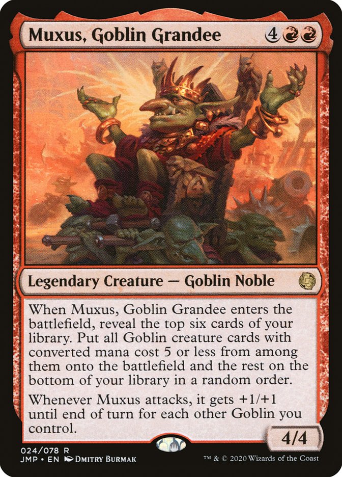 Muxus, Goblin Grandee [Jumpstart] | Card Merchant Takapuna