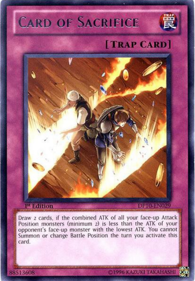 Card of Sacrifice [DP10-EN029] Rare | Card Merchant Takapuna