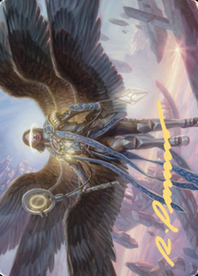 Angel of Destiny Art Card (Gold-Stamped Signature) [Zendikar Rising Art Series] | Card Merchant Takapuna