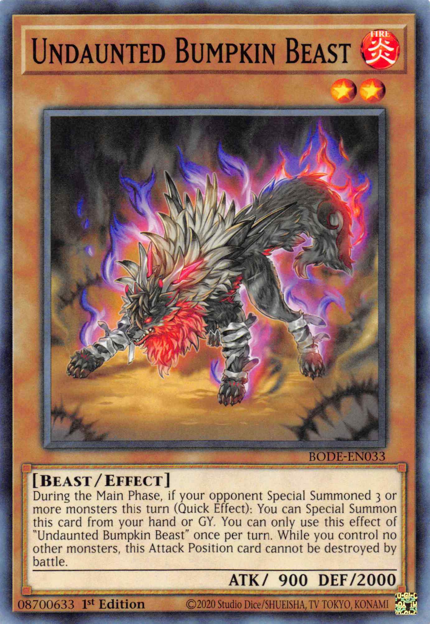 Undaunted Bumpkin Beast [BODE-EN033] Common | Card Merchant Takapuna