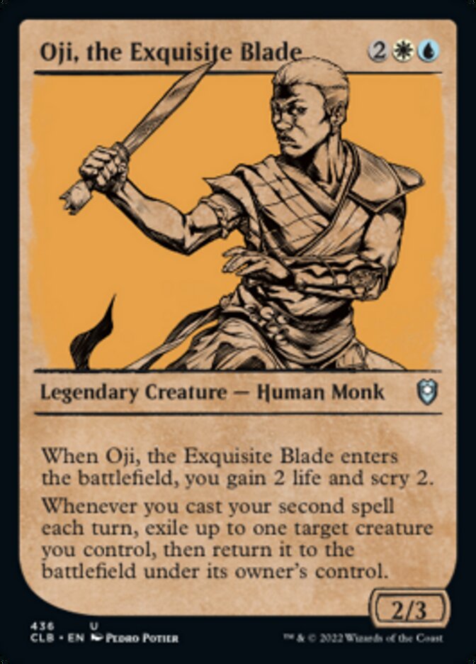 Oji, the Exquisite Blade (Showcase) [Commander Legends: Battle for Baldur's Gate] | Card Merchant Takapuna