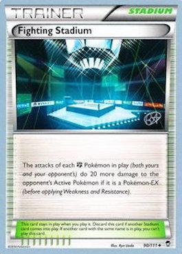 Fighting Stadium (90/111) (The Flying Hammer - Rowan Stavenow) [World Championships 2015] | Card Merchant Takapuna