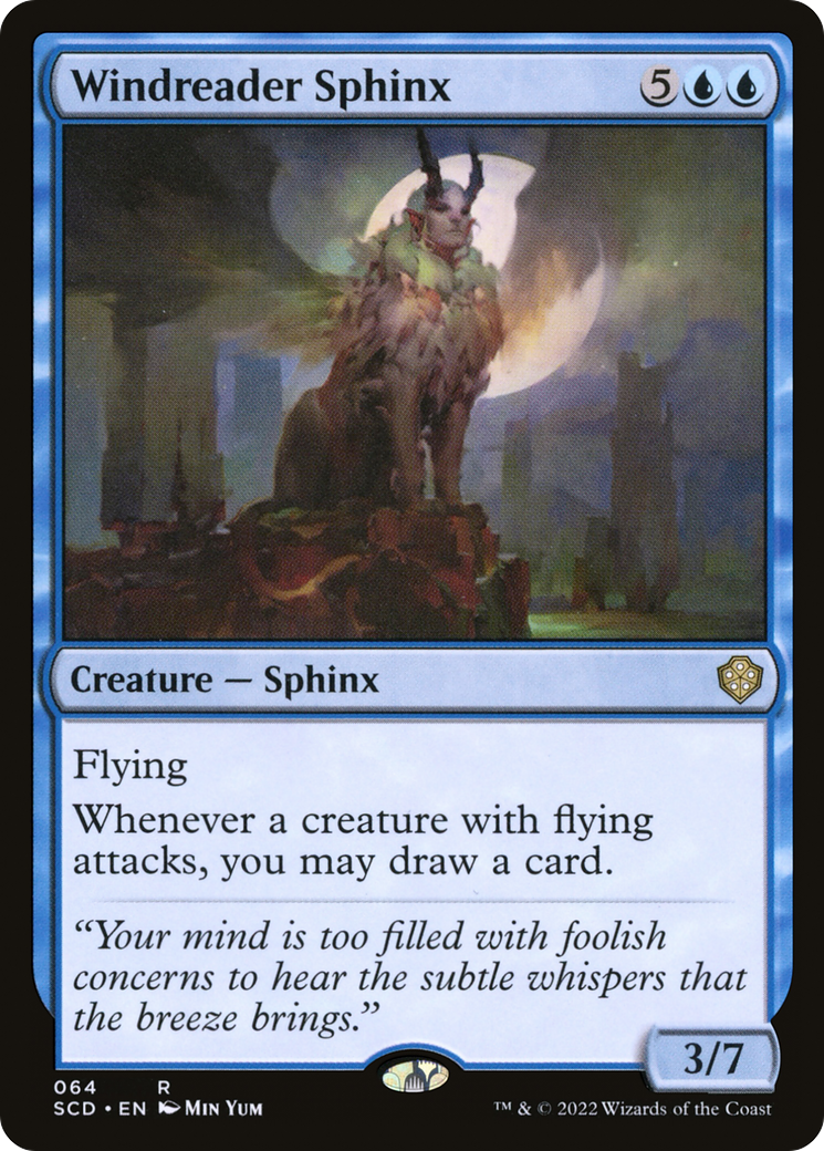 Windreader Sphinx [Starter Commander Decks] | Card Merchant Takapuna