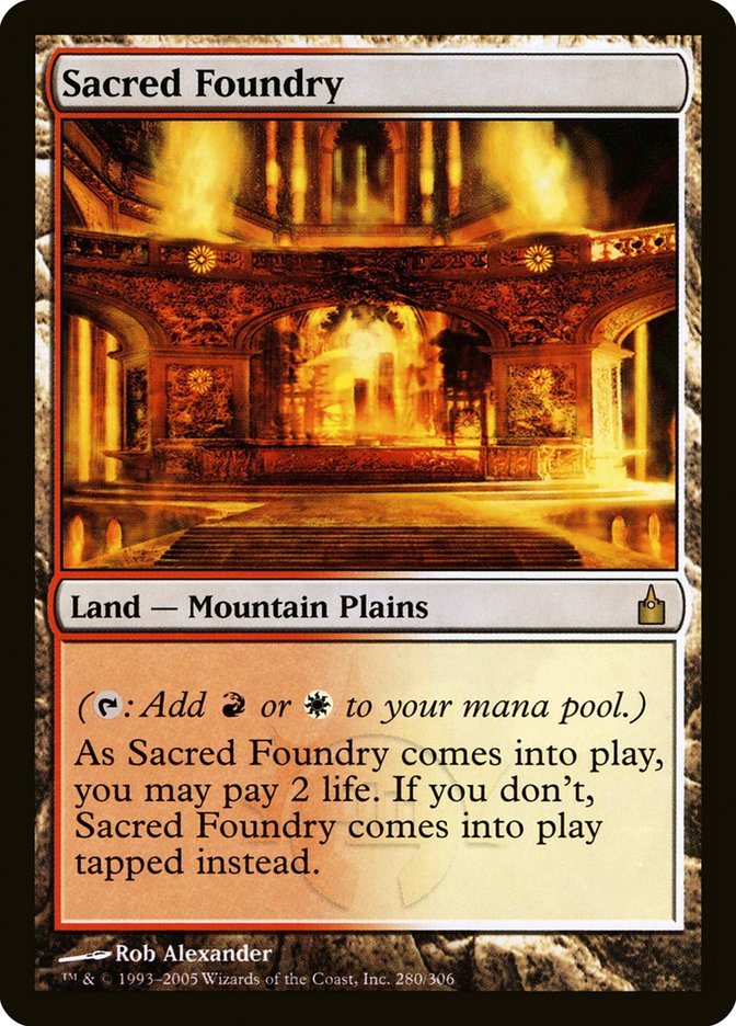 Sacred Foundry [Ravnica: City of Guilds] | Card Merchant Takapuna