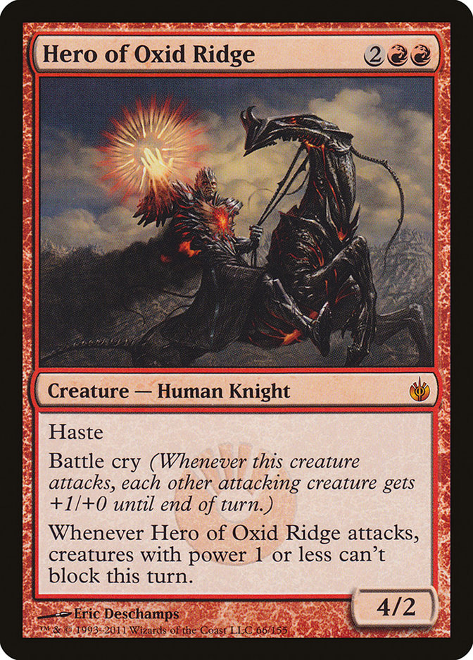 Hero of Oxid Ridge [Mirrodin Besieged] | Card Merchant Takapuna