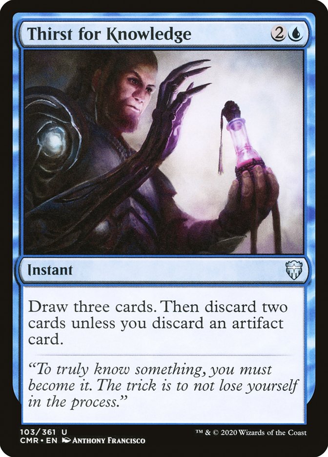 Thirst for Knowledge [Commander Legends] | Card Merchant Takapuna