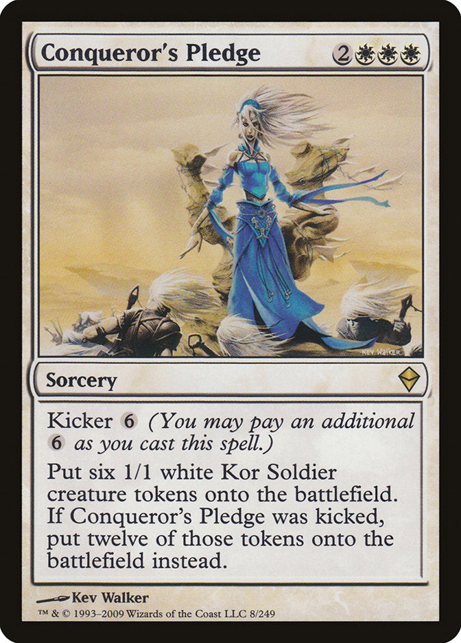 Conqueror's Pledge [Zendikar] | Card Merchant Takapuna