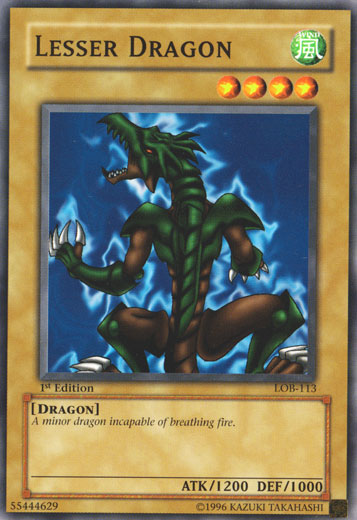 Lesser Dragon [LOB-113] Common | Card Merchant Takapuna