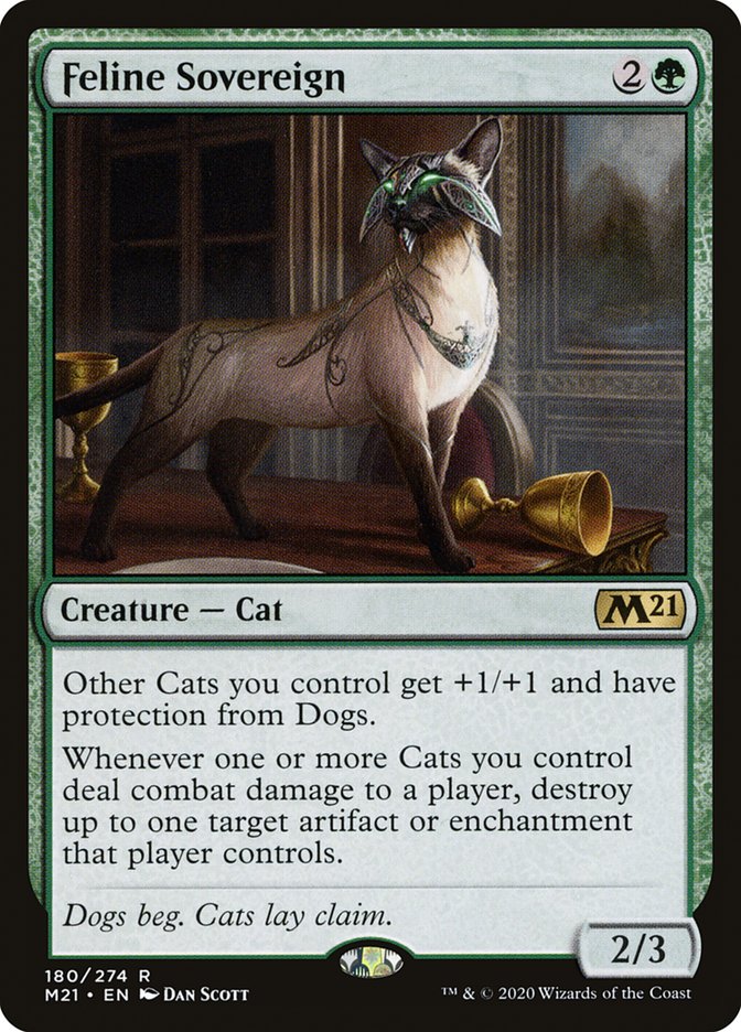 Feline Sovereign [Core Set 2021] | Card Merchant Takapuna