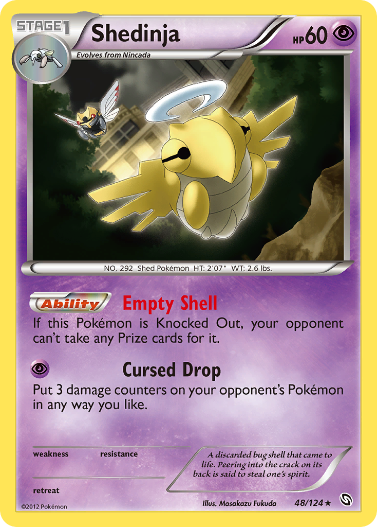 Shedinja (48/124) [Black & White: Dragons Exalted] | Card Merchant Takapuna