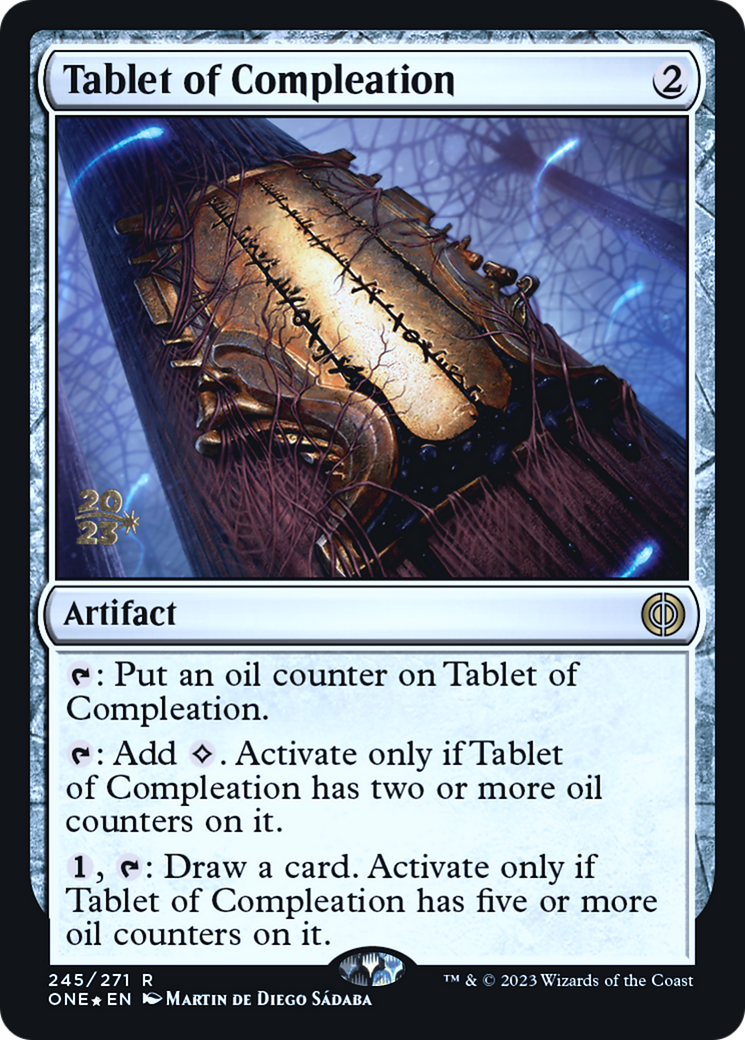 Tablet of Compleation [Phyrexia: All Will Be One Prerelease Promos] | Card Merchant Takapuna