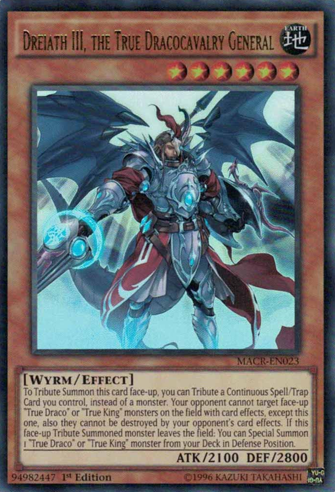 Dreiath III, the True Dracocavalry General [MACR-EN023] Ultra Rare | Card Merchant Takapuna