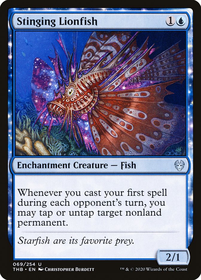 Stinging Lionfish [Theros Beyond Death] | Card Merchant Takapuna