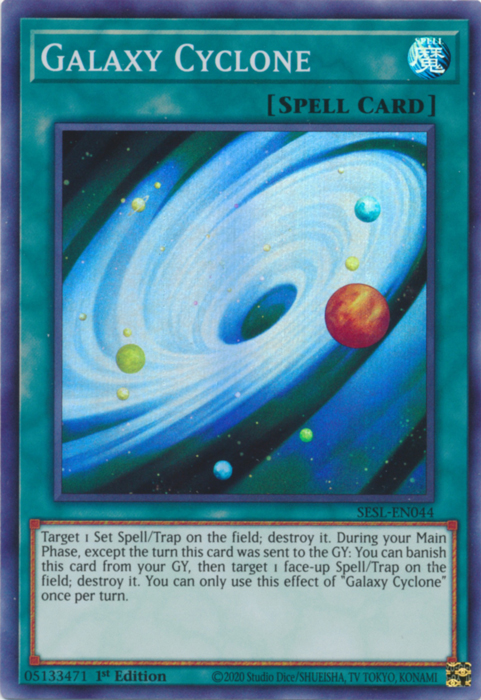 Galaxy Cyclone [SESL-EN044] Super Rare | Card Merchant Takapuna