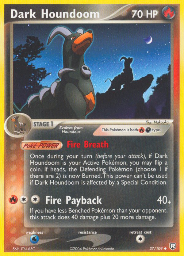 Dark Houndoom (37/109) [EX: Team Rocket Returns] | Card Merchant Takapuna