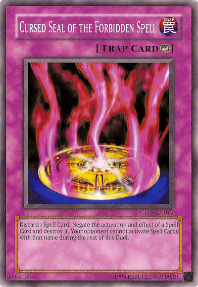 Cursed Seal of the Forbidden Spell [CP05-EN019] Common | Card Merchant Takapuna