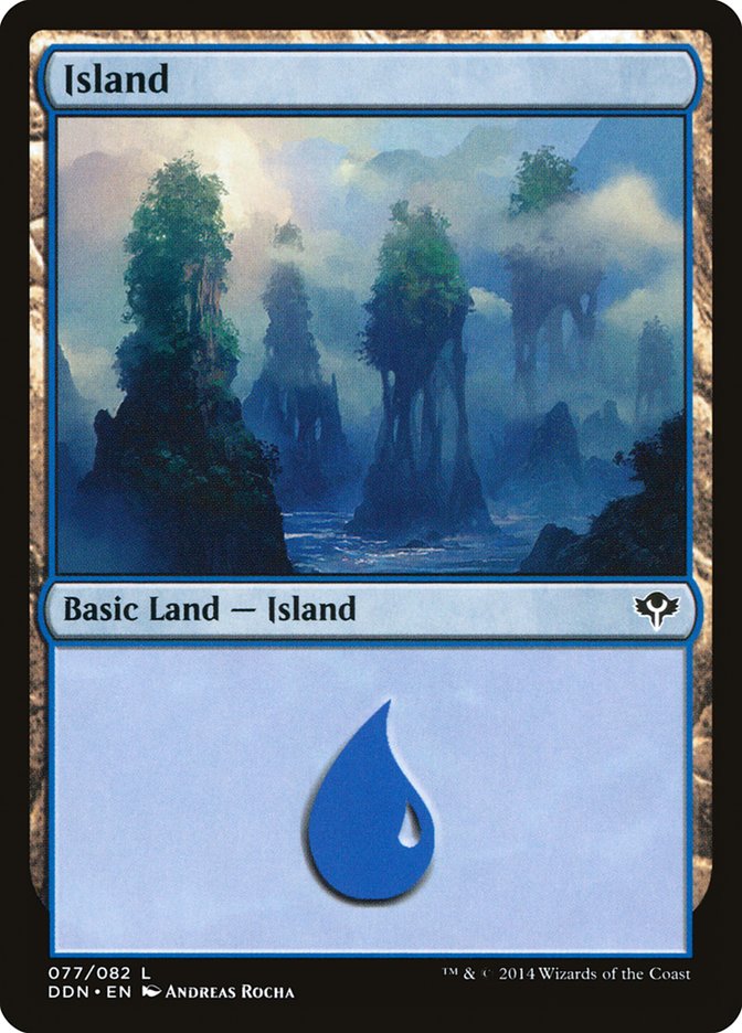 Island (77) [Duel Decks: Speed vs. Cunning] | Card Merchant Takapuna