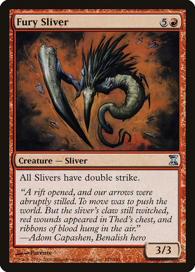 Fury Sliver [Time Spiral] | Card Merchant Takapuna