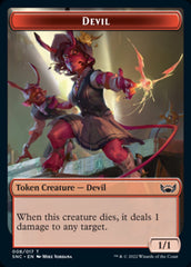 Devil // Rogue Double-Sided Token [Streets of New Capenna Tokens] | Card Merchant Takapuna