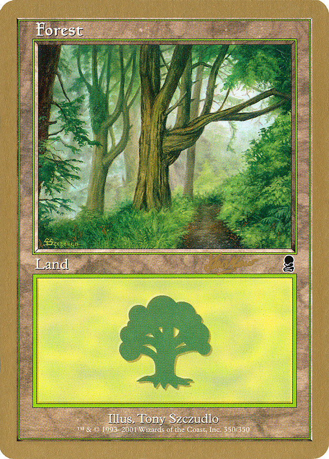 Forest (shh350) (Sim Han How) [World Championship Decks 2002] | Card Merchant Takapuna