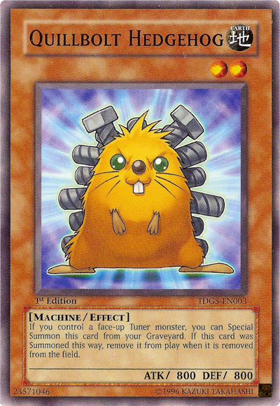 Quillbolt Hedgehog [TDGS-EN003] Common | Card Merchant Takapuna