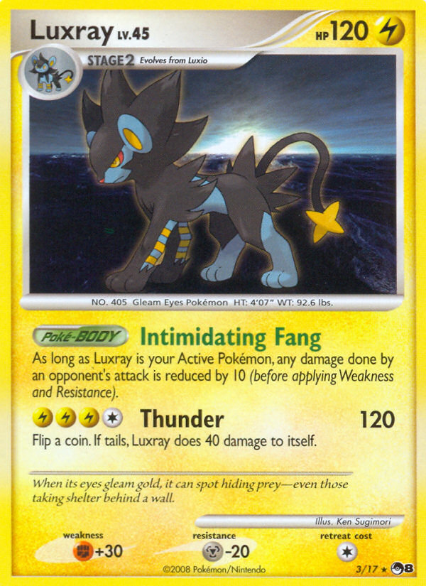 Luxray (3/17) [POP Series 8] | Card Merchant Takapuna