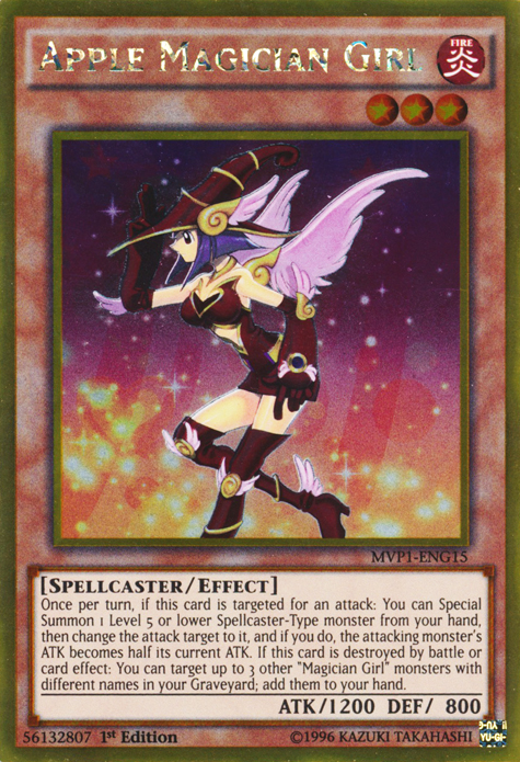 Apple Magician Girl [MVP1-ENG15] Gold Rare | Card Merchant Takapuna