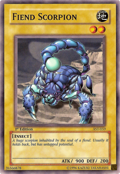 Fiend Scorpion [AST-059] Common | Card Merchant Takapuna