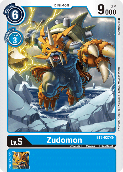 Zudomon [BT2-027] [Release Special Booster Ver.1.5] | Card Merchant Takapuna