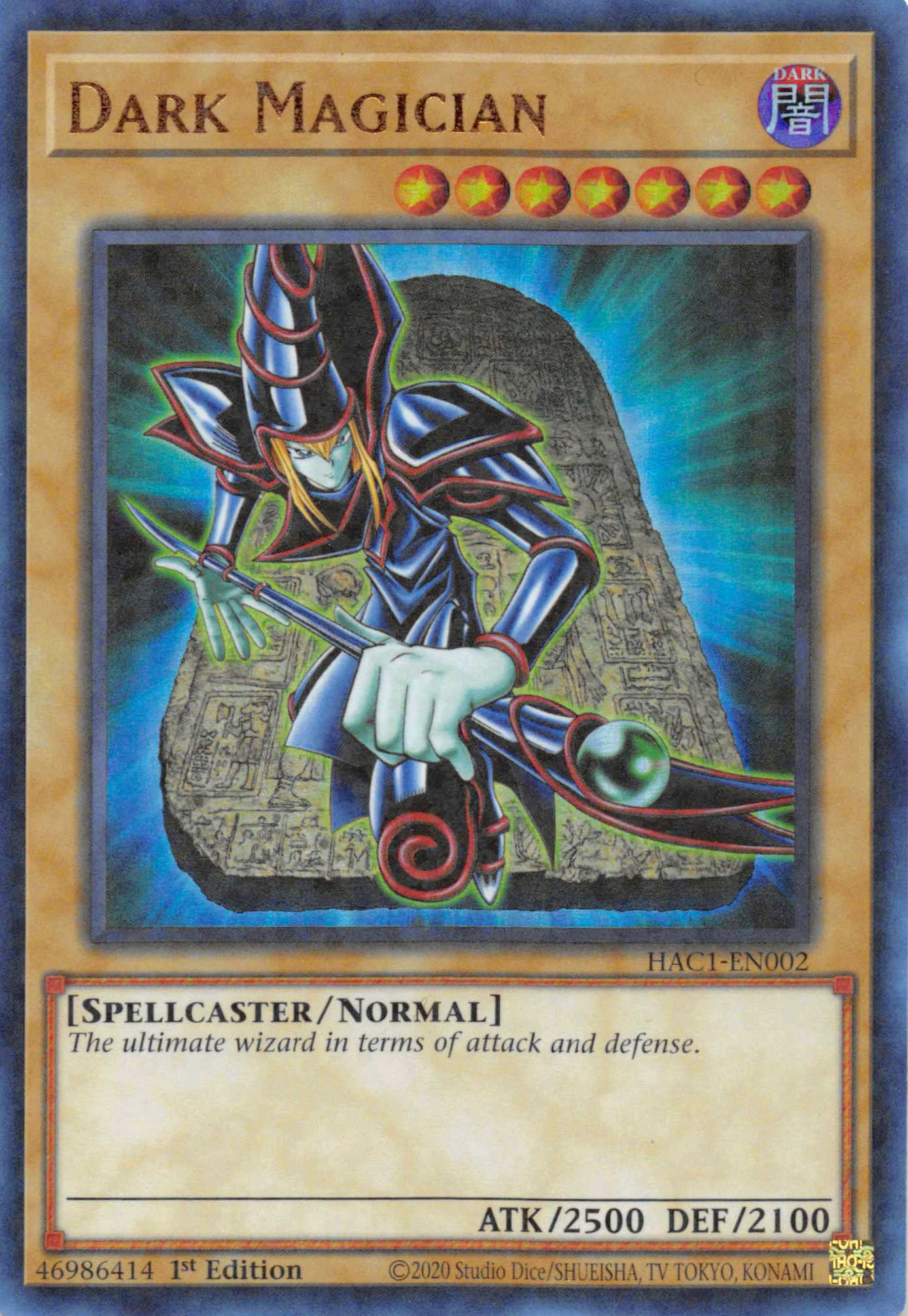 Dark Magician (Duel Terminal) [HAC1-EN002] Parallel Rare | Card Merchant Takapuna