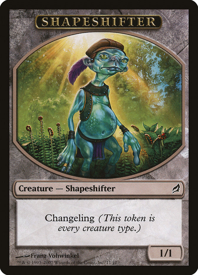 Shapeshifter Token [Lorwyn Tokens] | Card Merchant Takapuna