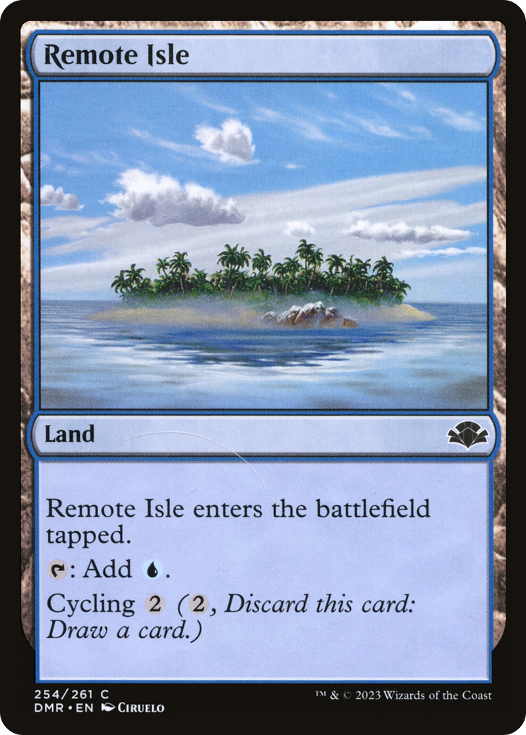 Remote Isle [Dominaria Remastered] | Card Merchant Takapuna