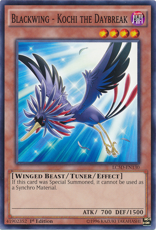 Blackwing - Kochi the Daybreak [LC5D-EN130] Common | Card Merchant Takapuna