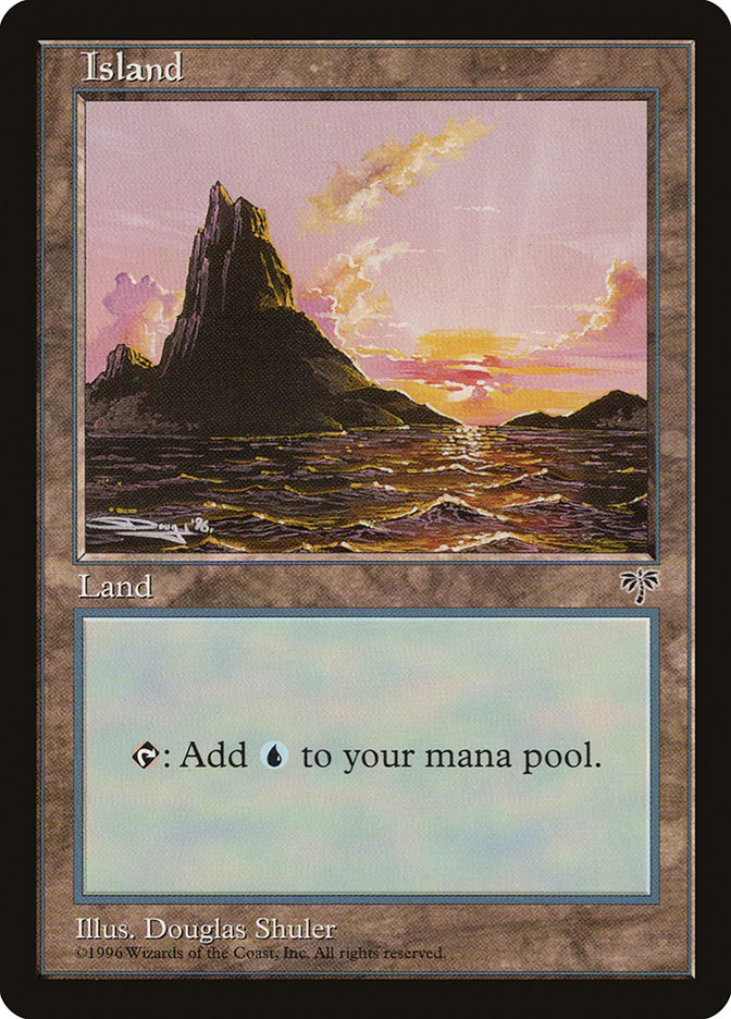 Island (Sunset) [Mirage] | Card Merchant Takapuna