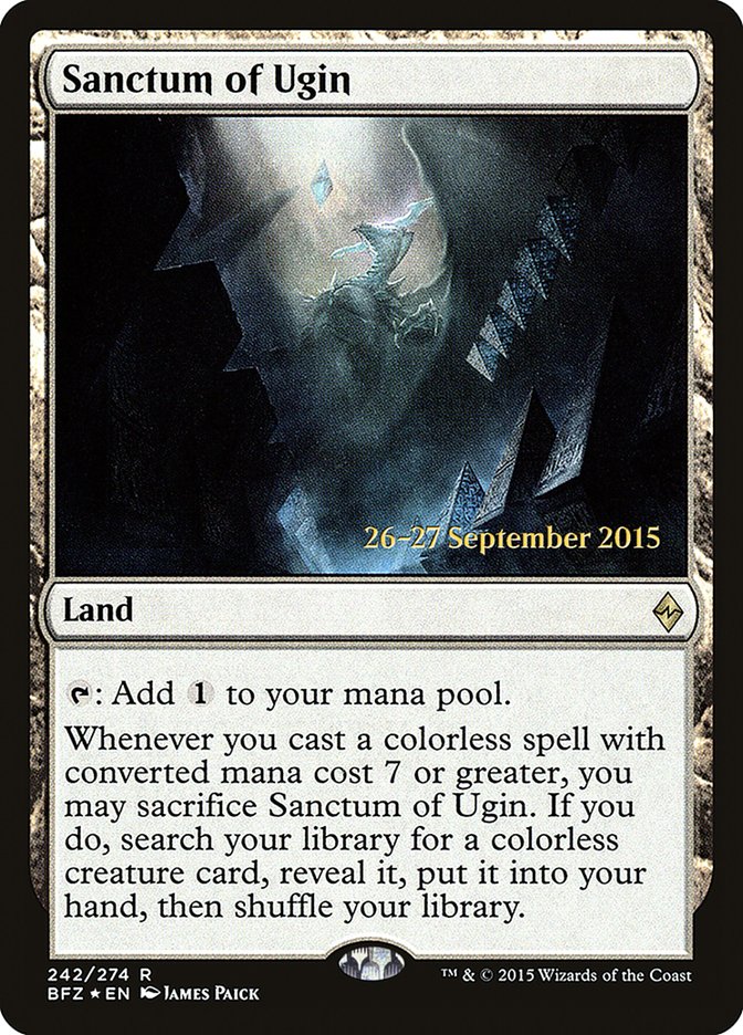 Sanctum of Ugin [Battle for Zendikar Prerelease Promos] | Card Merchant Takapuna