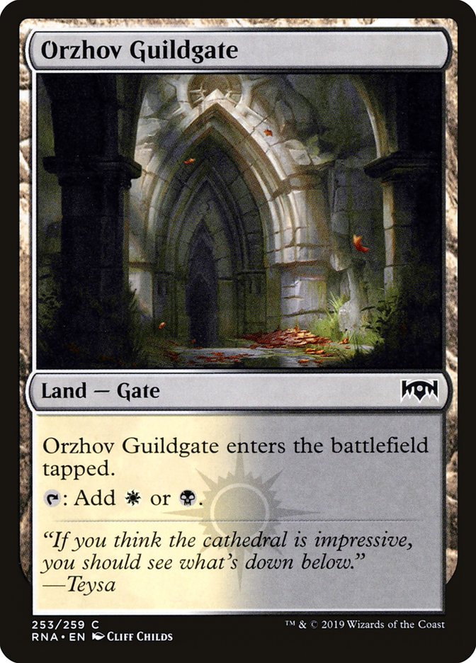 Orzhov Guildgate (253/259) [Ravnica Allegiance] | Card Merchant Takapuna