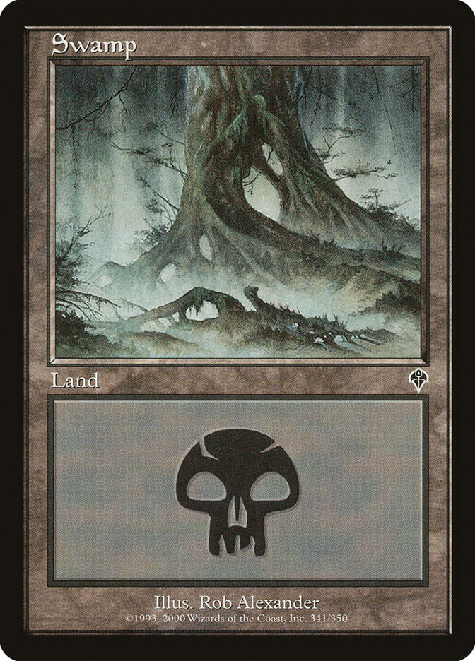 Swamp (341) [Invasion] | Card Merchant Takapuna