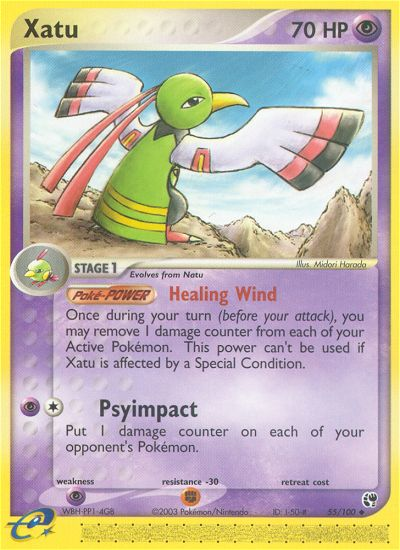 Xatu (55/100) [EX: Sandstorm] | Card Merchant Takapuna